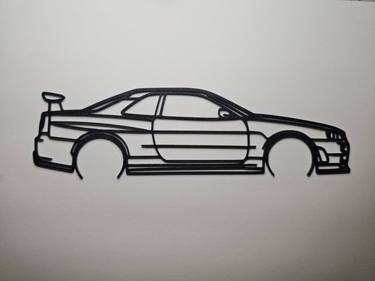 R34 Nissan GTR - Wall Art